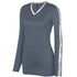 Augusta Sportswear Ladies Vroom Jersey (1307-C), Color 'Graphite/White'