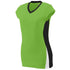 Augusta Sportswear Ladies Hit Jersey (1310-C), Color 'Lime/Black/White'