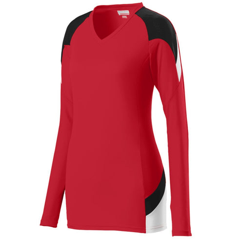 Augusta Sportswear Girls Set Jersey (1321-C), Color 'Red/Black/White'
