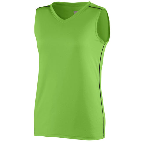 Augusta Sportswear Ladies Storm Jersey (1350-C), Color 'Lime/Black'