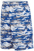 Augusta Sportswear Youth Reversible Wicking Shorts (1407), Color 'Royal Mod/White'