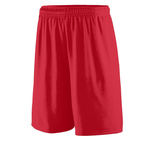 Augusta Sportswear Youth Training Shorts (1421), Color 'Red'