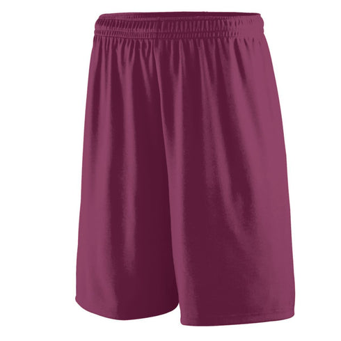 Augusta Sportswear Youth Training Shorts (1421), Color 'Maroon'