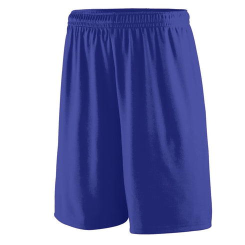 Augusta Sportswear Youth Training Shorts (1421), Color 'Purple'