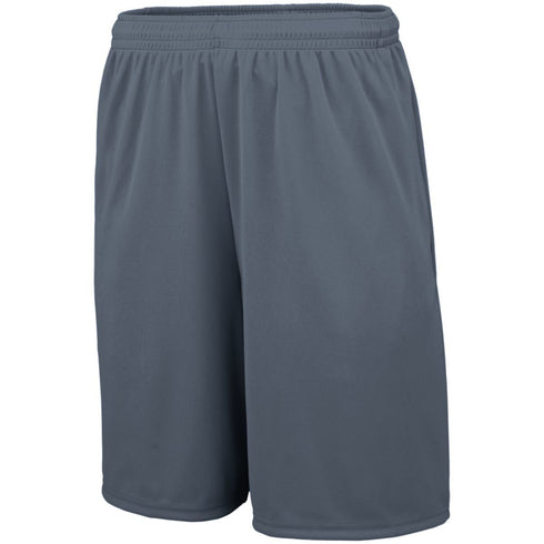 Augusta Sportswear Training Shorts With Pockets (1428), Color 'Graphite'