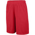 Augusta Sportswear Youth Training Shorts With Pockets (1429), Color 'Red'