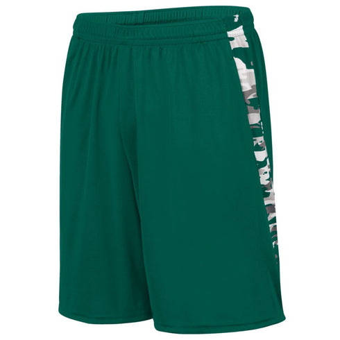 Augusta Sportswear Youth Mod Camo Training Shorts (1433-C), Color 'Dark GreenDark Green Mod'