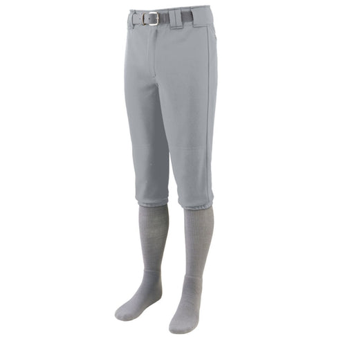 Augusta Sportswear Youth Series Knee Length Baseball Pant (1453), Color 'Silver Grey'