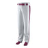 Augusta Sportswear Youth Triple Play Baseball/Softball Pant (1466-C), Color 'Silver Grey/Maroon'