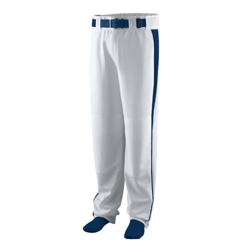 Augusta Sportswear Youth Triple Play Baseball/Softball Pant (1466-C), Color 'Silver Grey/Navy'