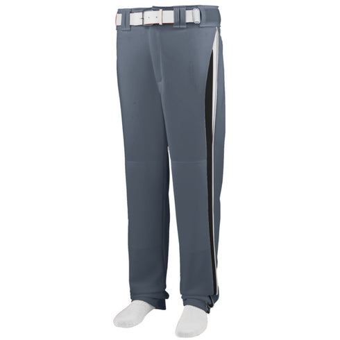 Augusta Sportswear Youth Line Drive Baseball/Softball Pant (1476-C), Color 'Graphite/Black/White'