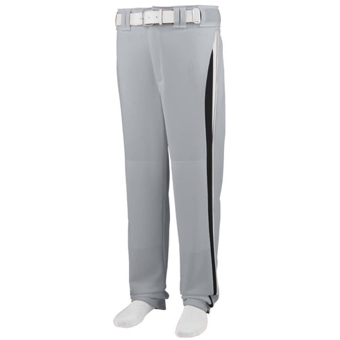 Augusta Sportswear Youth Line Drive Baseball/Softball Pant (1476-C), Color 'Silver Grey/Black/White'