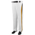 Augusta Sportswear Youth Line Drive Baseball/Softball Pant (1476-C), Color 'White/Gold/Black'