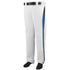 Augusta Sportswear Youth Line Drive Baseball/Softball Pant (1476-C), Color 'White/Columbia Blue/Black'