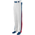 Augusta Sportswear Youth Slider Baseball/Softball Pant (1478-C), Color 'White/Navy/Red'