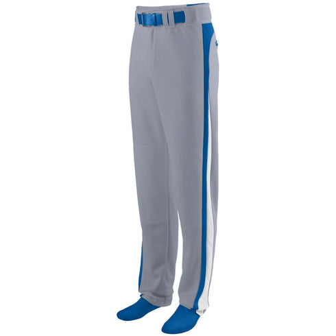 Augusta Sportswear Youth Slider Baseball/Softball Pant (1478-C), Color 'Blue Grey/Royal/White'