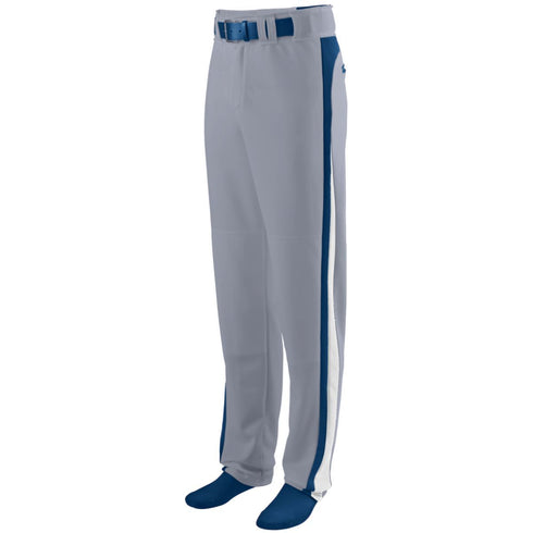 Augusta Sportswear Youth Slider Baseball/Softball Pant (1478-C), Color 'Blue Grey/Navy/White'