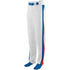 Augusta Sportswear Youth Slider Baseball/Softball Pant (1478-C), Color 'White/Royal/Red'