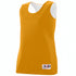 Augusta Sportswear Ladies Reversible Wicking Tank (147), Color 'Gold/White'