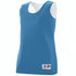 Augusta Sportswear Ladies Reversible Wicking Tank (147), Color 'Columbia Blue/White'