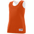 Augusta Sportswear Ladies Reversible Wicking Tank (147), Color 'Orange/White'