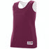 Augusta Sportswear Ladies Reversible Wicking Tank (147), Color 'Maroon/White'