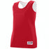 Augusta Sportswear Ladies Reversible Wicking Tank (147), Color 'Red/White'