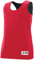 Augusta Sportswear Ladies Reversible Wicking Tank (147), Color 'Red/Black'