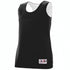 Augusta Sportswear Ladies Reversible Wicking Tank (147), Color 'Black/White'