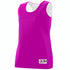 Augusta Sportswear Ladies Reversible Wicking Tank (147), Color 'Power Pink/White'