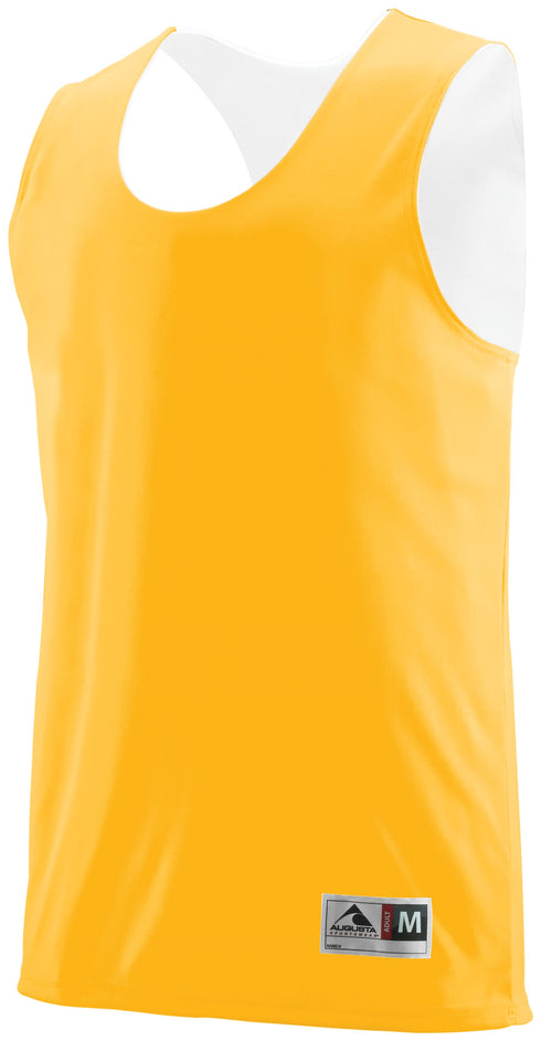 Augusta Sportswear Youth Reversible Wicking Tank (149), Color 'Gold/White'