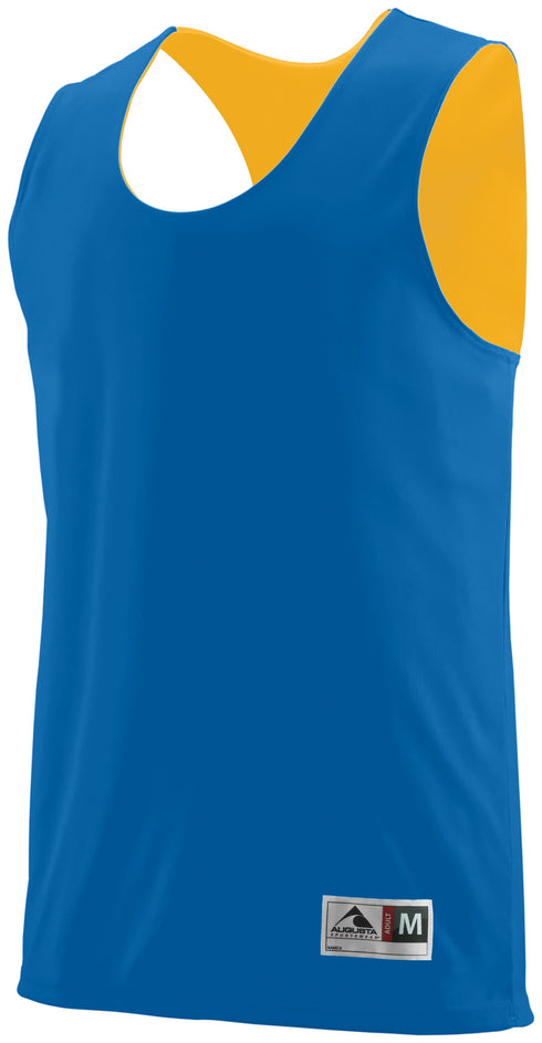 Augusta Sportswear Reversible Wicking Tank (148), Color 'Royal/Gold'