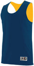 Augusta Sportswear Youth Reversible Wicking Tank (149), Color 'Navy/Gold'
