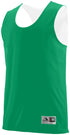 Augusta Sportswear Youth Reversible Wicking Tank (149), Color 'Kelly/White'