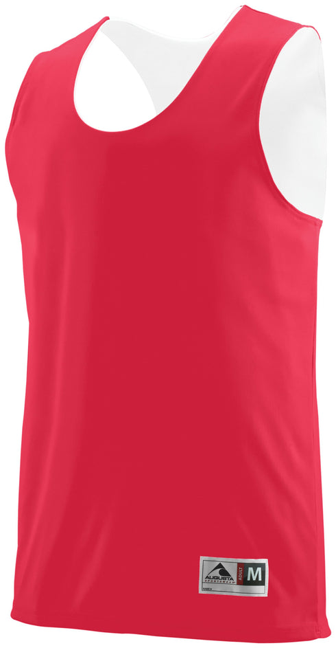 Augusta Sportswear Youth Reversible Wicking Tank (149), Color 'Red/White'