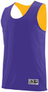 Augusta Sportswear Reversible Wicking Tank (148), Color 'Purple/Gold'