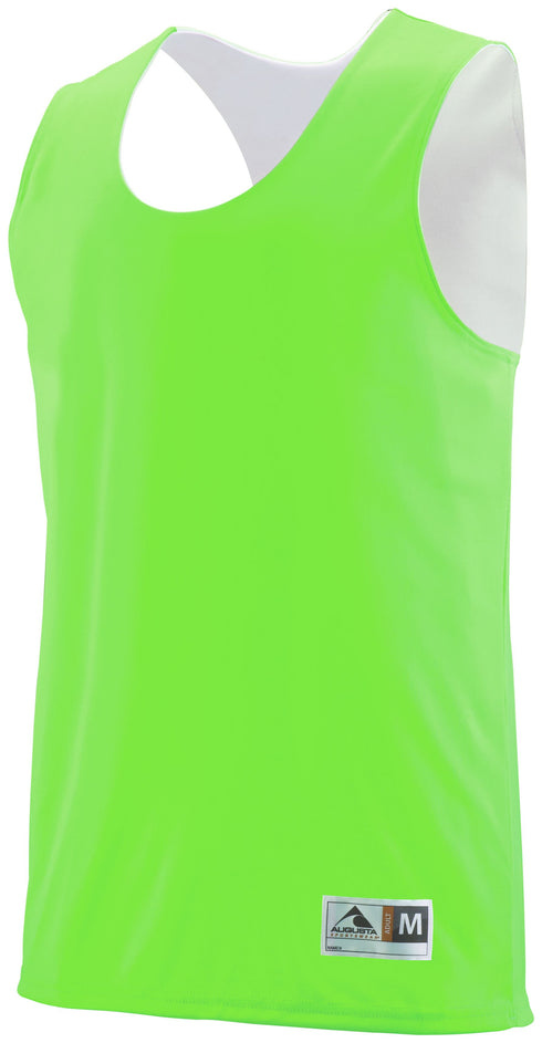 Augusta Sportswear Youth Reversible Wicking Tank (149), Color 'LimeWhite'