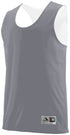 Augusta Sportswear Youth Reversible Wicking Tank (149), Color 'Graphite/White'