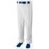 Augusta Sportswear Youth Sweep Baseball/Softball Pant (1496-C), Color 'White/Navy'