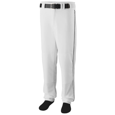 Augusta Sportswear Youth Sweep Baseball/Softball Pant (1496-C), Color 'White/Black'
