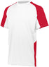 Augusta Sportswear Youth Cutter Jersey (1518), Color 'White/Red'