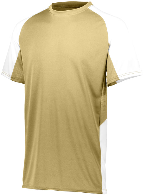 Augusta Sportswear Youth Cutter Jersey (1518), Color 'Vegas Gold/White'