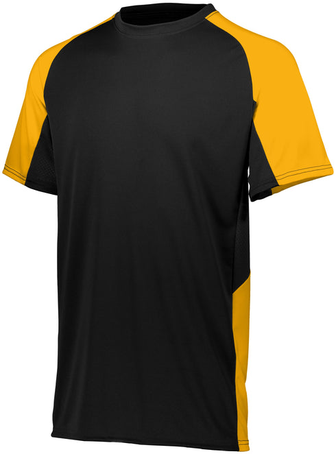 Augusta Sportswear Youth Cutter Jersey (1518), Color 'Black/Gold'