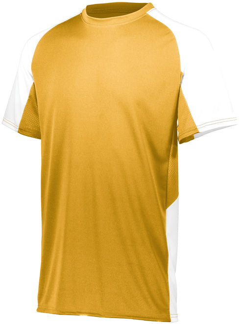 Augusta Sportswear Youth Cutter Jersey (1518), Color 'Athletic Gold/White'