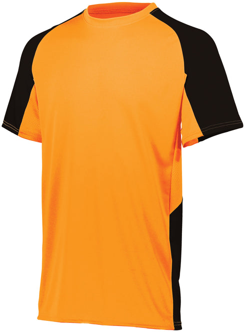 Augusta Sportswear Youth Cutter Jersey (1518), Color 'Power Orange/Black'