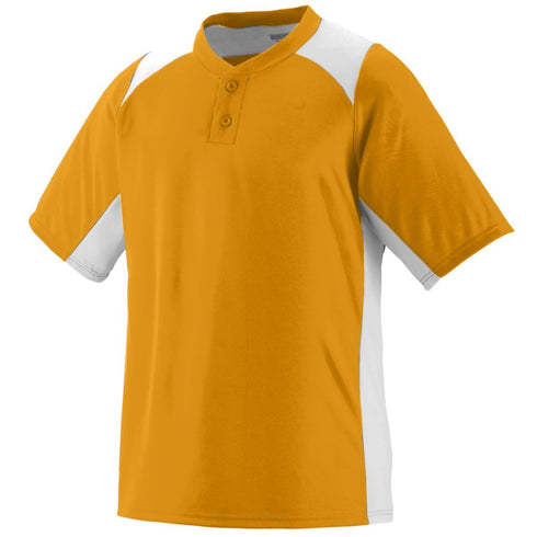 Augusta Sportswear Youth Gamer Jersey (1521-C), Color 'Gold/White'