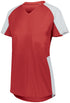 Augusta Sportswear Ladies Cutter Jersey (1522), Color 'Red/White'