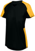 Augusta Sportswear Ladies Cutter Jersey (1522), Color 'Black/Gold'