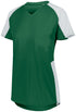 Augusta Sportswear Ladies Cutter Jersey (1522), Color 'Dark Green/White'