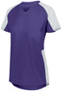Augusta Sportswear Ladies Cutter Jersey (1522), Color 'Purple/White'
